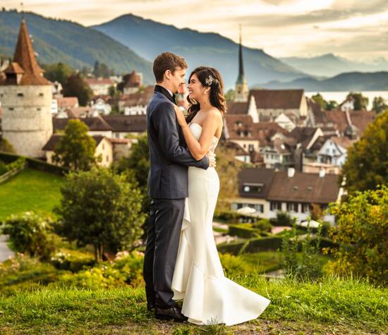 Hochzeitspaar in Zug