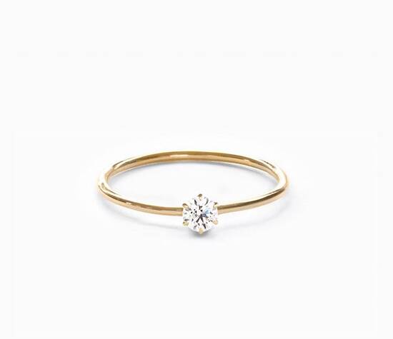 Promise Ring  - 18k Gold / bis 0.50ct Diamantgrösse möglich. ab 350.- CHF