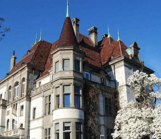 Beispiel: Außenansicht, Foto: Schloss Sihlberg.
