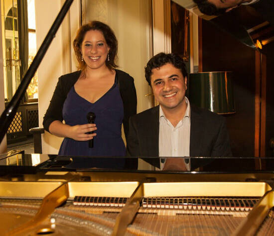 Beispiel: Sängerin Nataly Graf und Pianist Alexander Aviv, Voice & Piano.