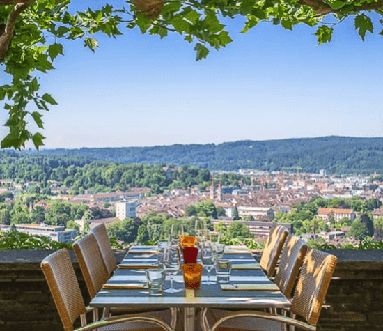 Beispiel: Terrasse, Foto: Restaurant Goldenberg.