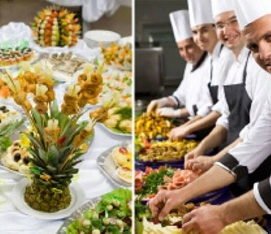 Beispiel: Catering-Service für Ihr Hochzeitsfest, Foto: Hombergerhaus.