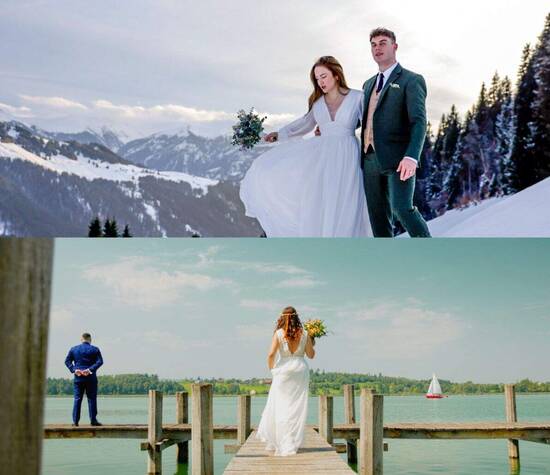 Kunstvolle Hochzeitsfilme in der ganzen Schweiz | Soma Films