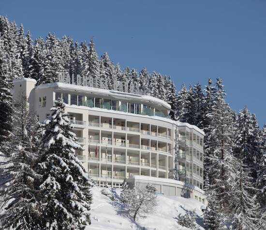 Aussenansicht Waldhotel Davos