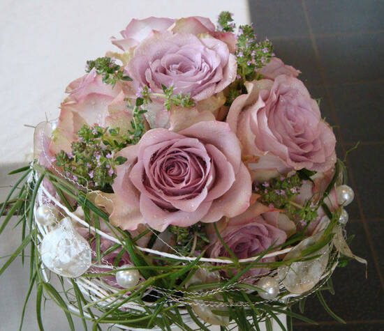 Beispiel: Brautsträuße, Foto: Blütenreich.