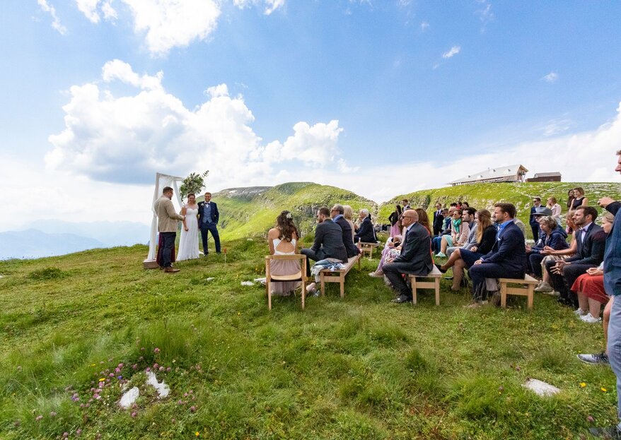 Heiraten über den Wolken – in der wunderbaren Bergwelt des Chäserrugg-Gebietes