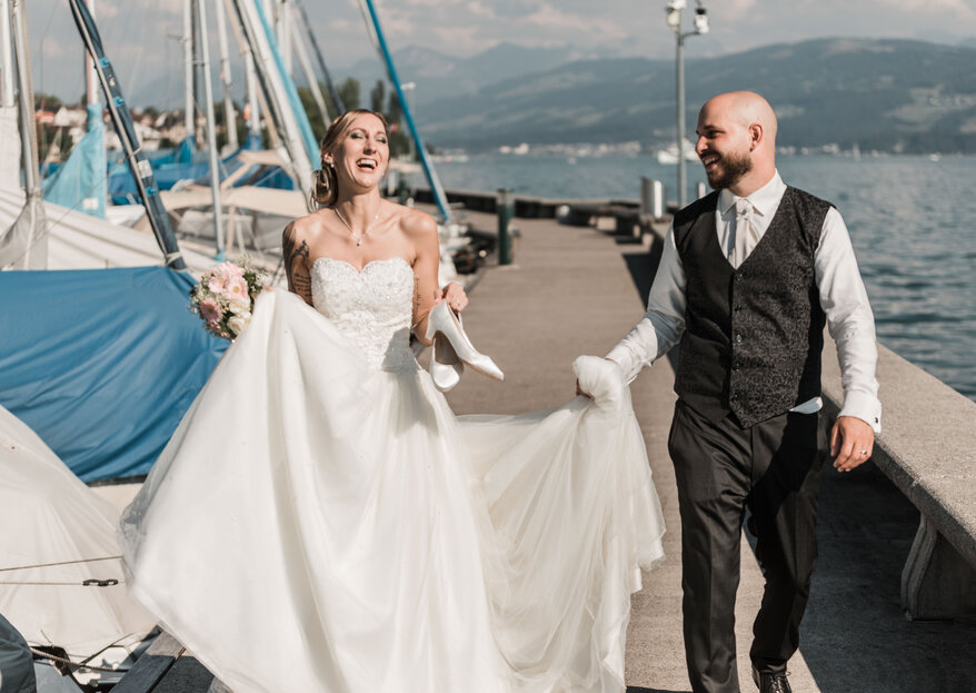Die zauberhafte Hochzeit von Sandra &amp; Alessandro am Zürichsee