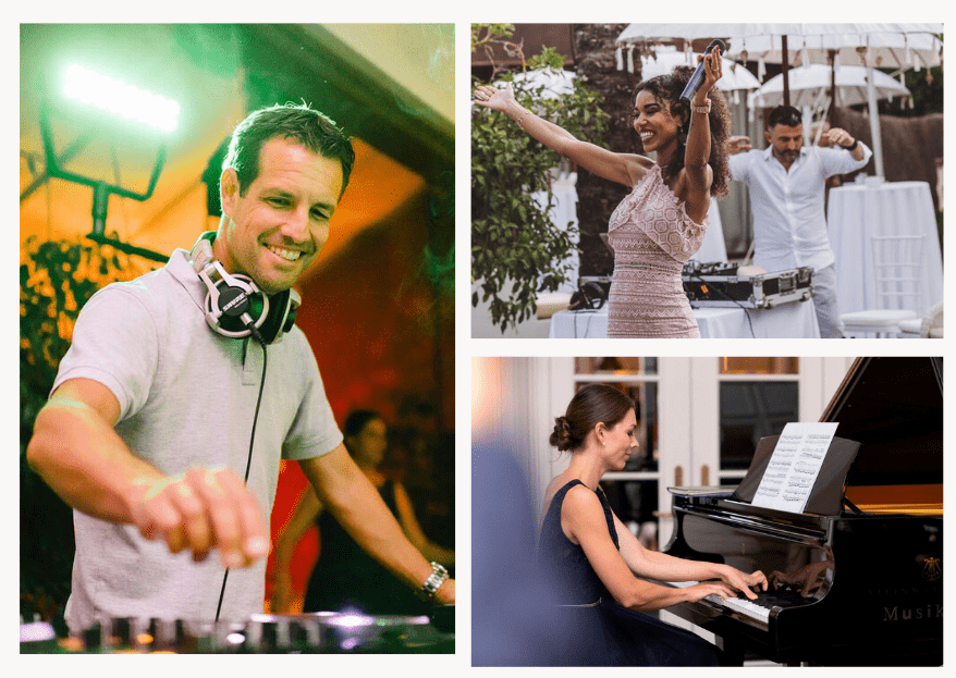 DJs und Live-Musiker für euer Hochzeitsfest