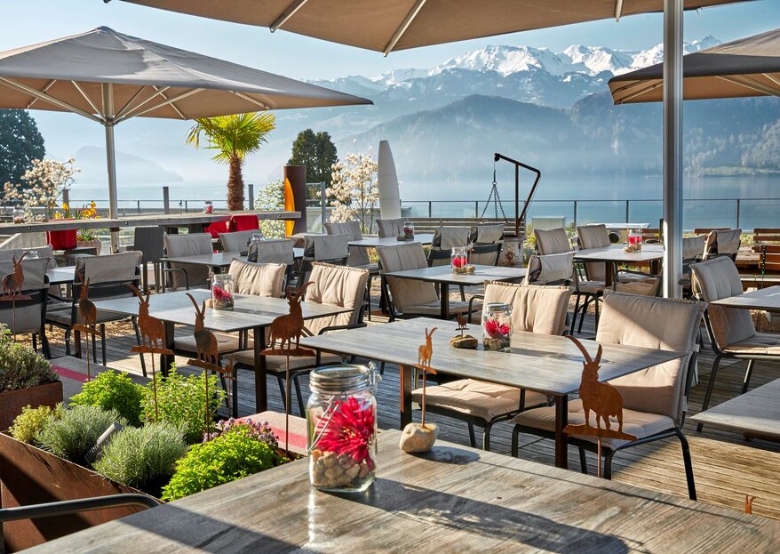 Hotel Alpenblick Weggis: Hochzeit mit Blick auf den Vierwaldstättersee
