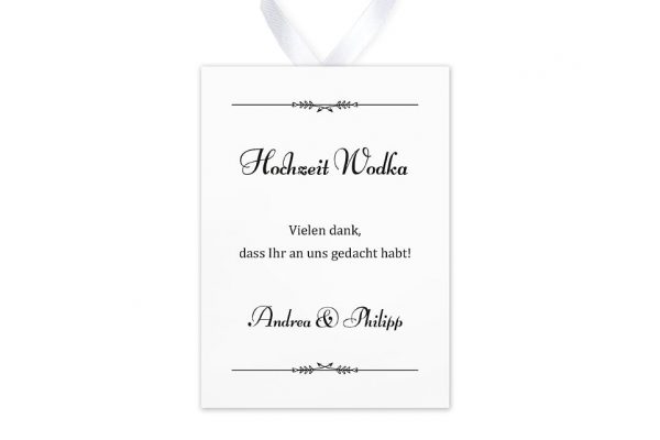 Hochzeitspapeterie Etiketten Valentina Kiss