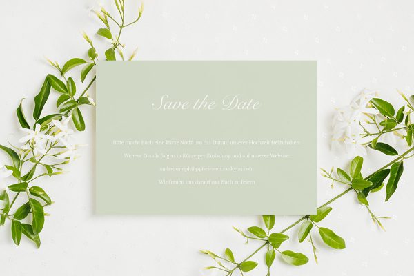 Hochzeitspapeterie Save the Date Giulia Paradise