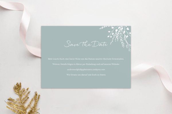 Hochzeitspapeterie Save the Date Giselle Star