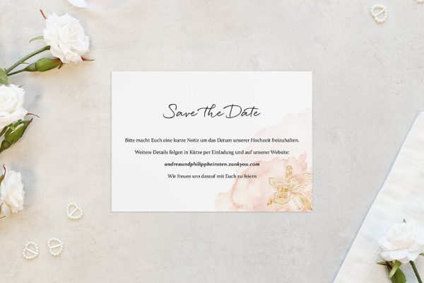 Hochzeitspapeterie Save the Date Federica Passion