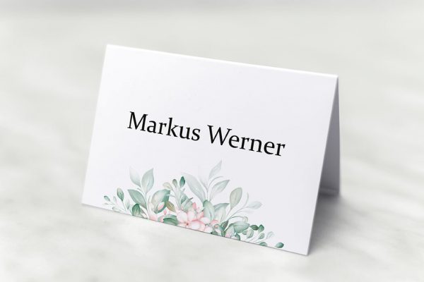 Hochzeitspapeterie Tischkarte Marta Star I