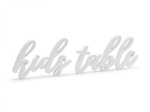 Candy Bar Holzschriftzug "Kids Table"