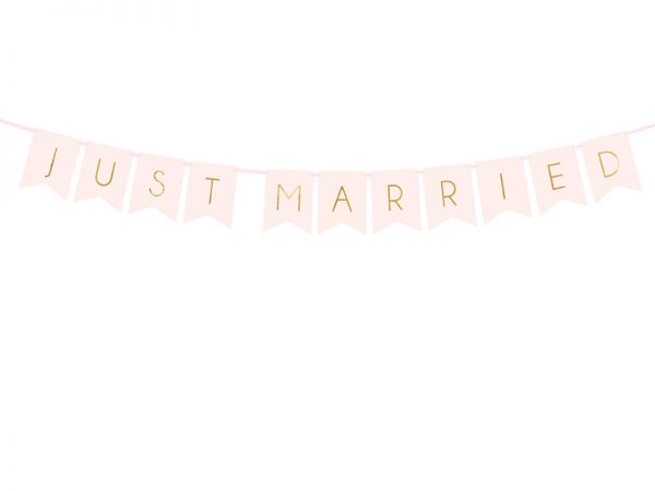 Candy Bar Banner Just Married