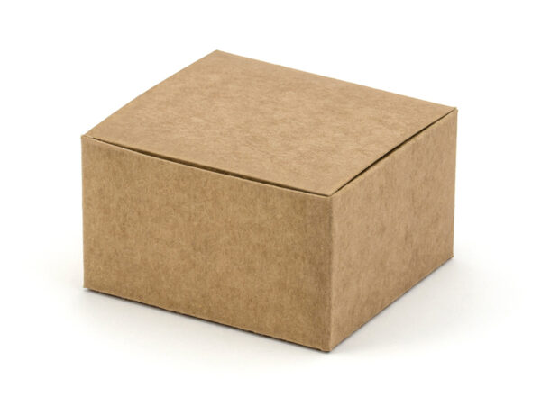 Boxen und Taschen Quadratischer Kraftpapier-Karton: 10 Stück
