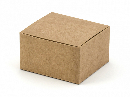 Beutel und Schachteln Quadratischer Kraftpapier-Karton: 10 Stück